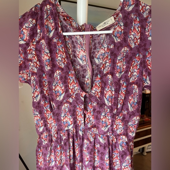 NATURAL LIFE Purple and Red Floral Maxi Dress - Picture 2 of 5